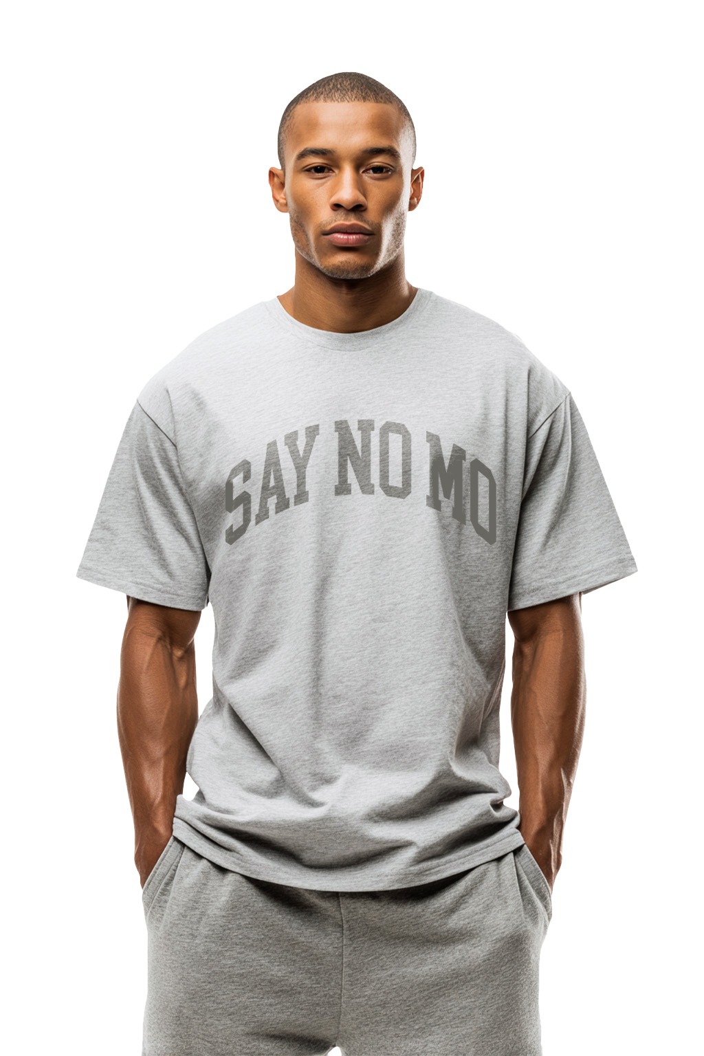 Say No Mo - Logo Shirt [grey]